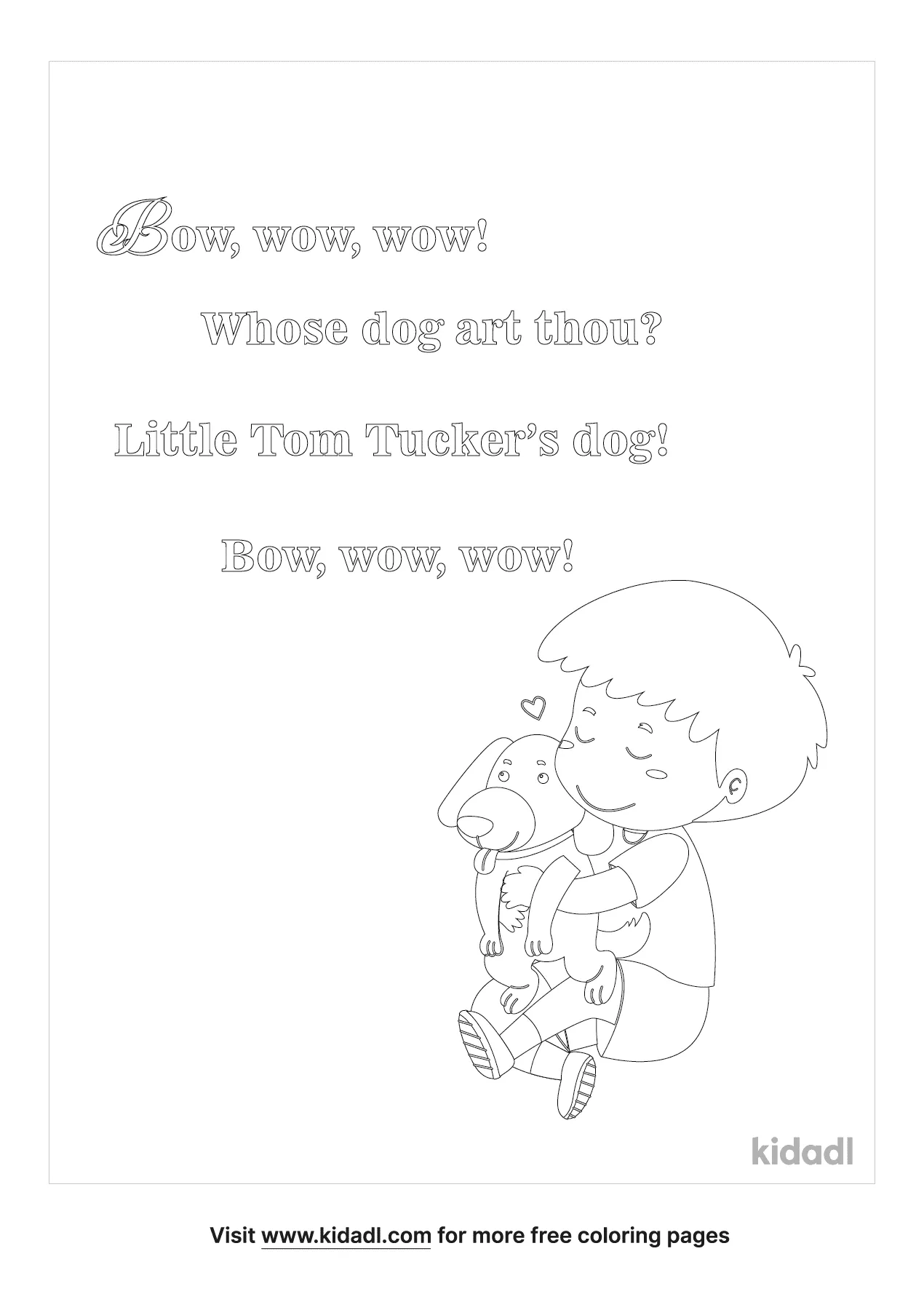 Free one two buckle my shoe coloring page coloring page printables