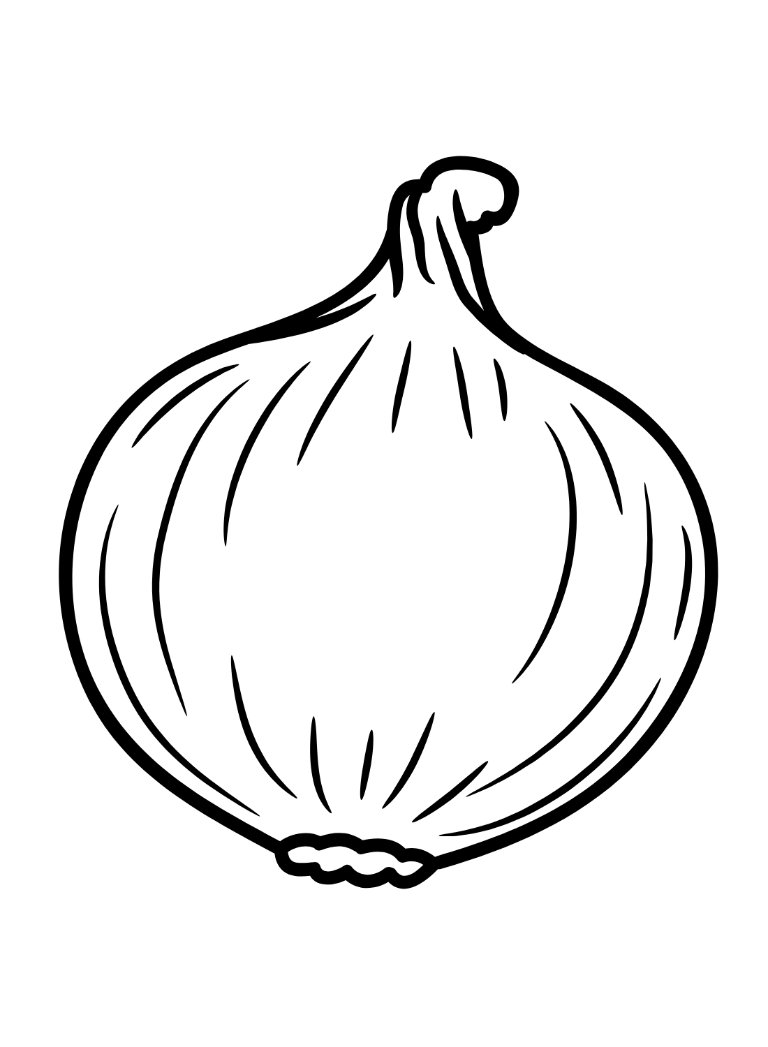 Onion coloring pages printable for free download