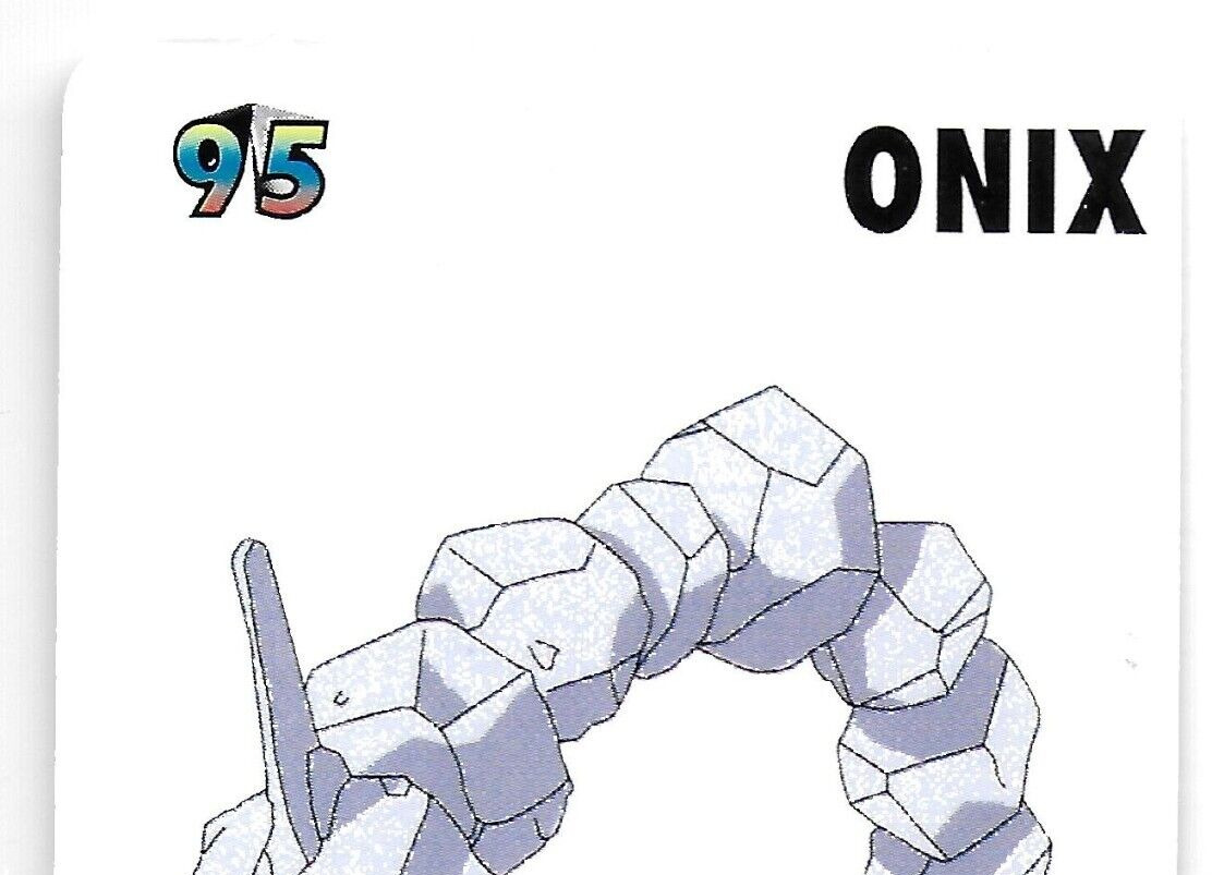 Pokemon onix rd kfc mini nintendo mint