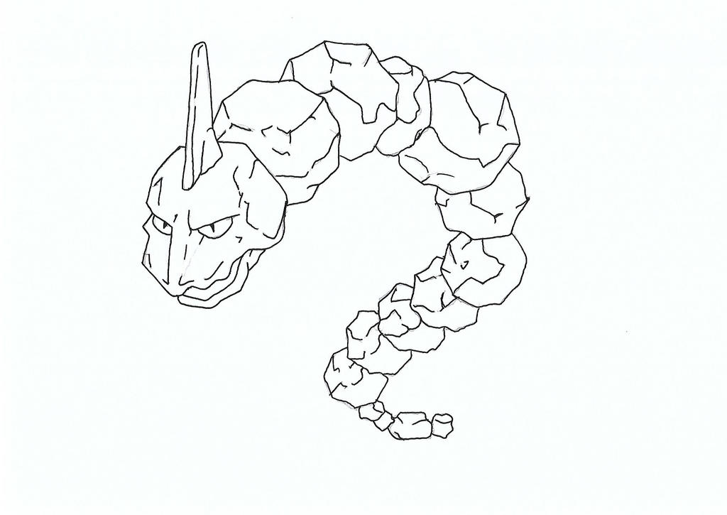 Onix lineart by singingartist on