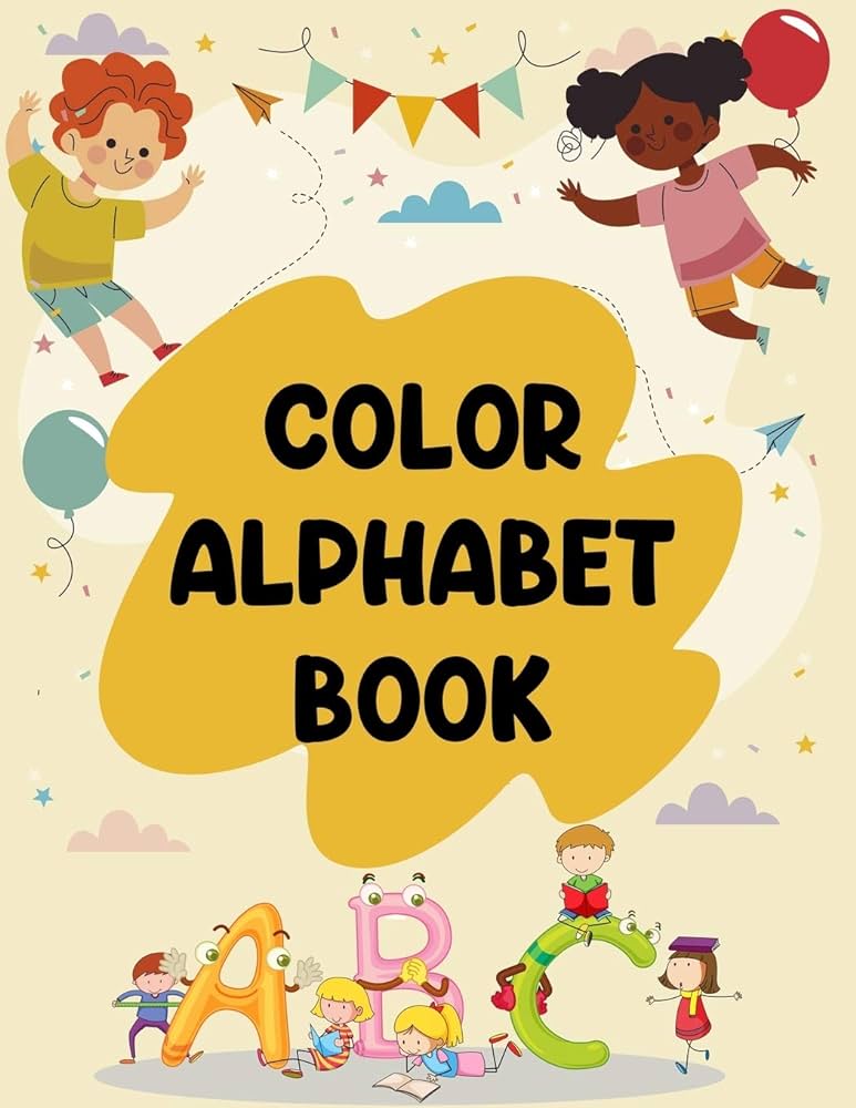 Buy color alphabet book color alphabet book alphabet colorg book total pages