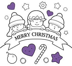 Free christmas coloring pages for kids