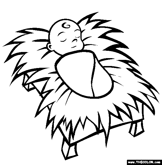 Christas online coloring pages