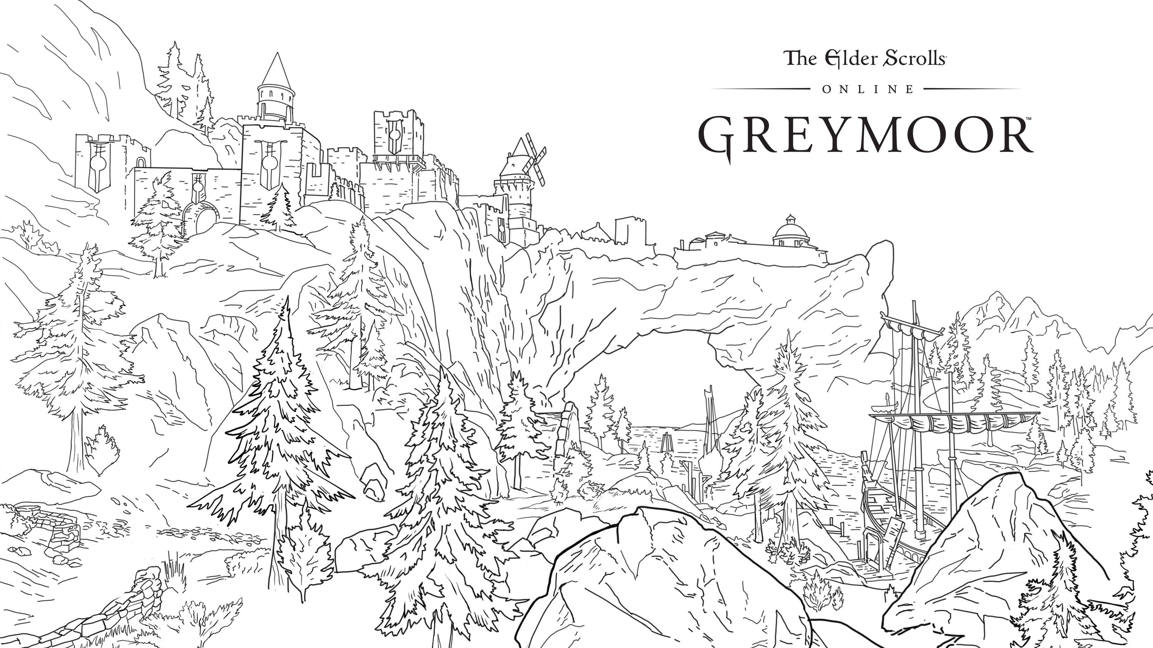 Get creative at home with these greymoor coloring pages