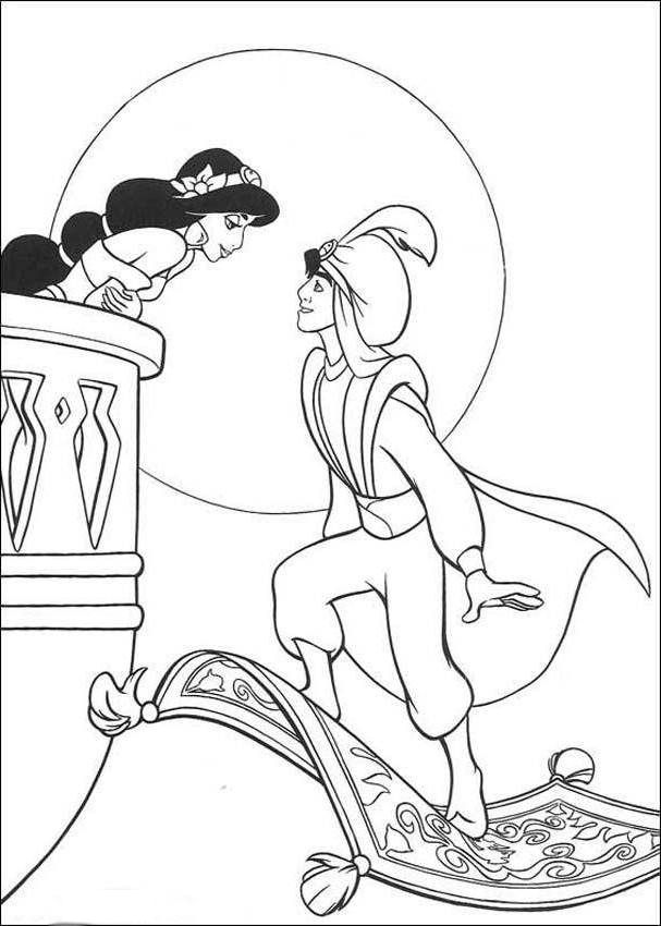 Free printable aladdin coloring pages for kids disney coloring sheets princess coloring pages cartoon coloring pages