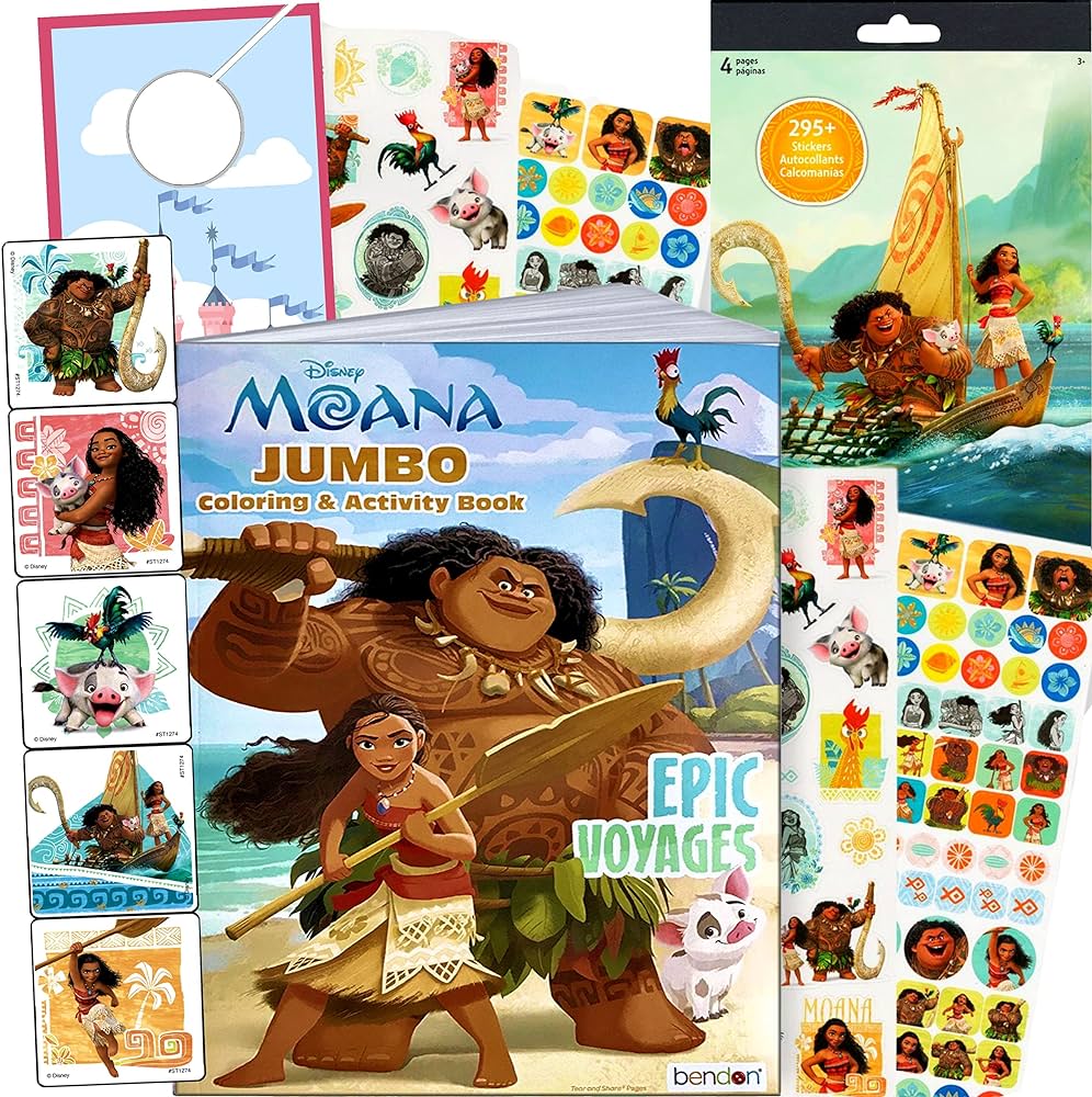 Disney coloring books for kids with stickers