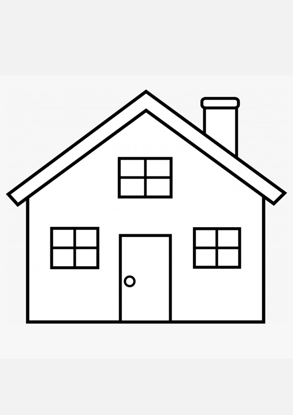 Coloring pages online house coloring pages for kids
