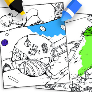 Coloring games online â