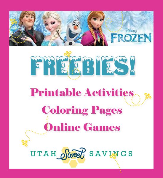 Free frozen printable coloring frozen printables free puter games color activities