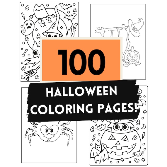 Buy halloween coloring book pages kids adults digital download printable and reusable online in india