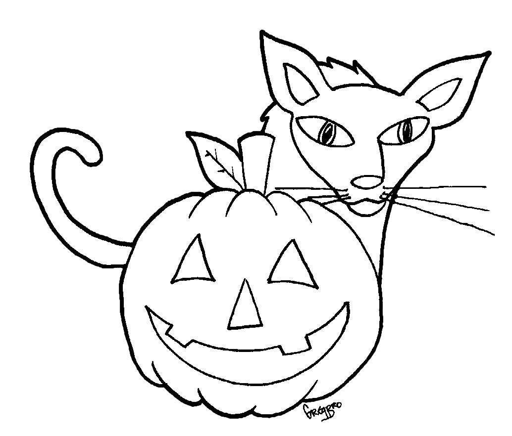 Online halloween coloring sheets archives