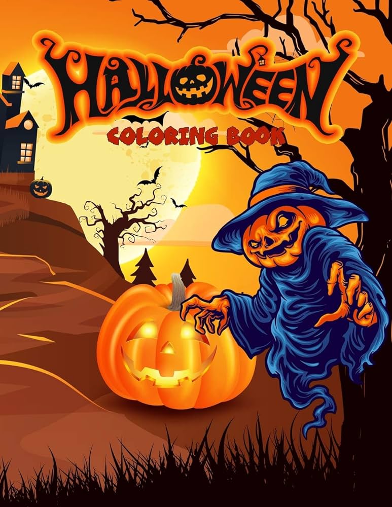 Buy halloween colorg book for kids