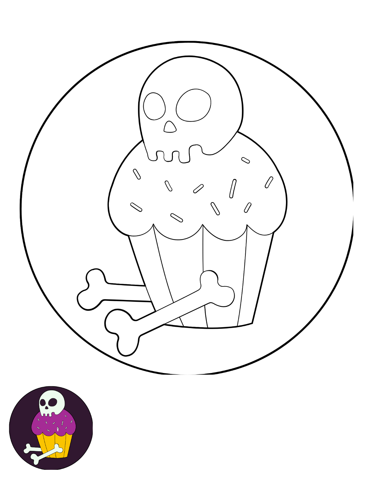 Free toddler halloween coloring pages