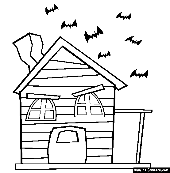 Halloween online coloring pages