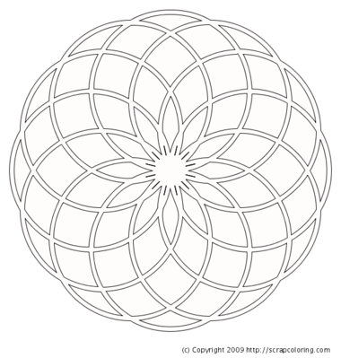 Mandala coloring page