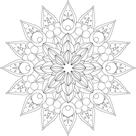 Buy mandala coloring pages adult coloring sheet printable coloring page grown up coloring printable art color anti
