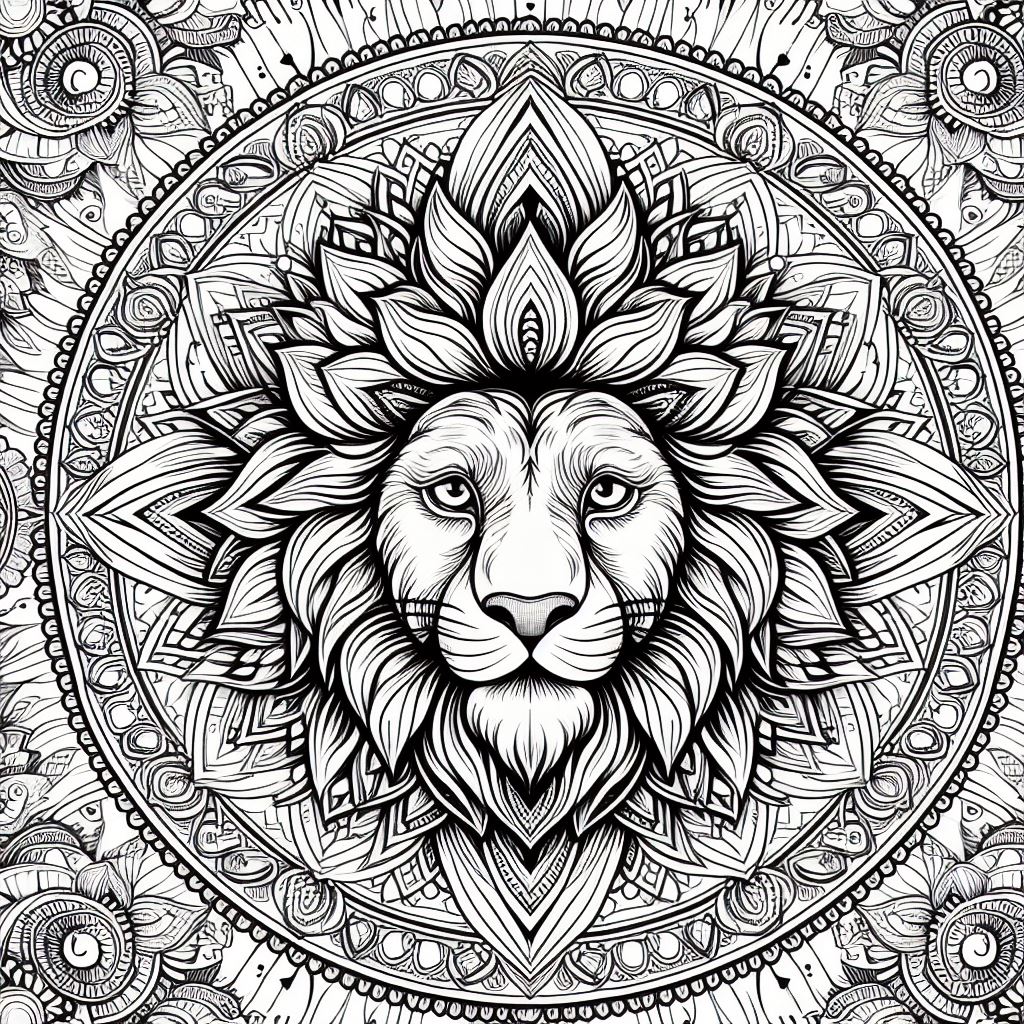 Mandala coloring pages