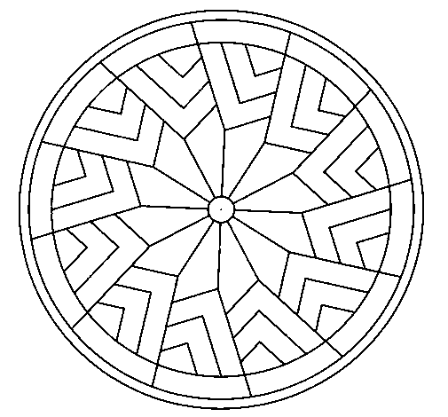 Mandala coloring page