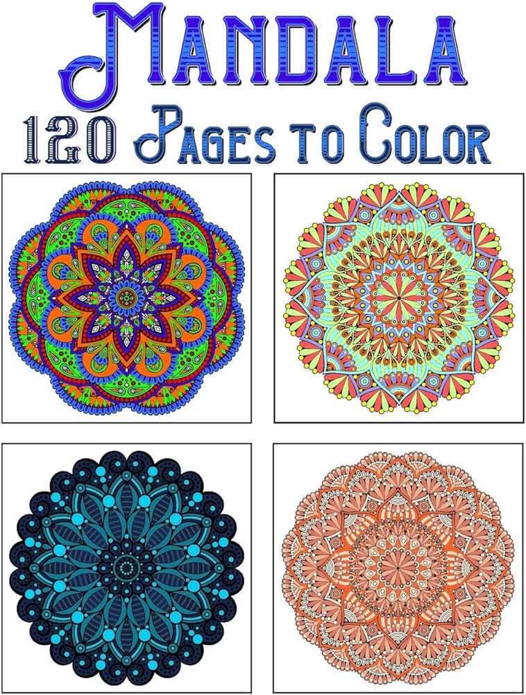 Buy mandala pages to color mandala colorg book for kids adults teens begners girls amazg patterns and mandalas colorg book stress relievg and relaxg colorg pages book onle at low