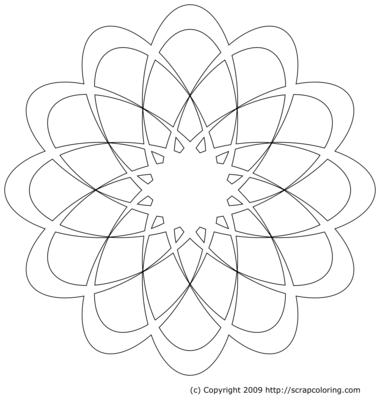 Mandala coloring page