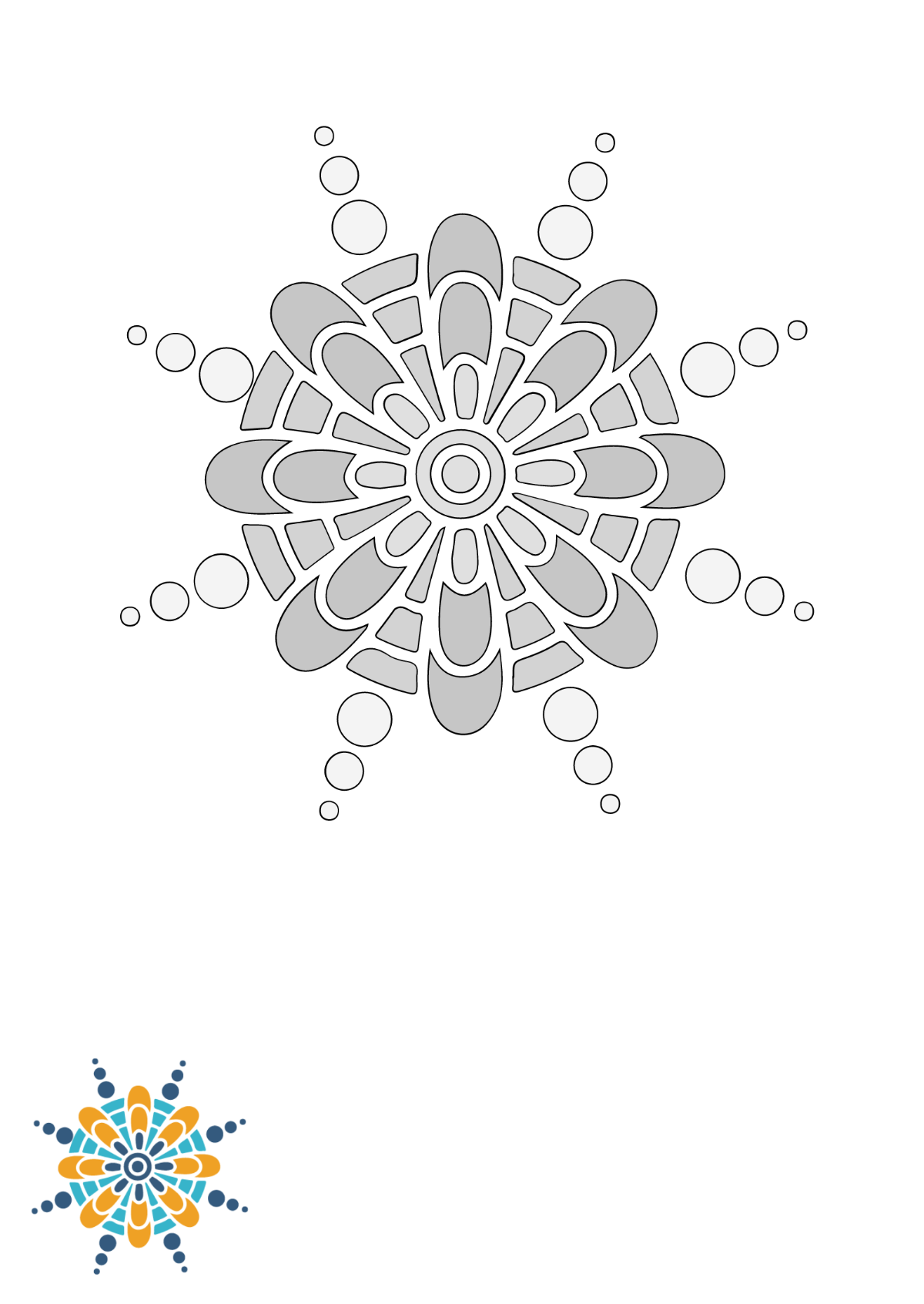 Free mandala coloring page s examples