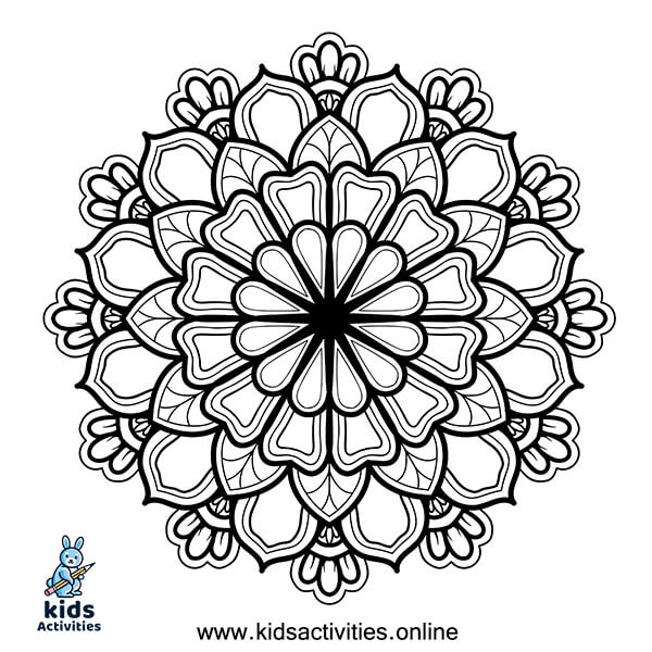 Mandala coloring sheets for adults free printables â kids activities