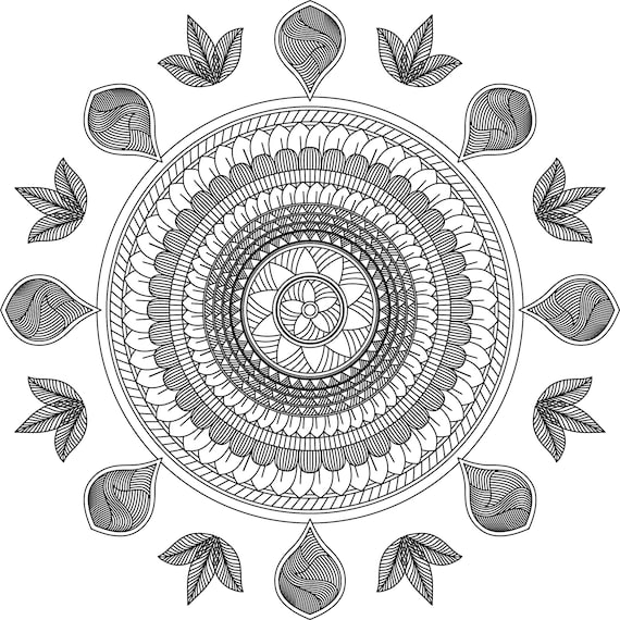 Buy mandala coloring pages adult coloring sheet printable coloring page grown up coloring printable art color anti