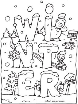 Free printable winter coloring pages for preschoolersfree online print out winter activities woâ coloring pages winter coloring pages for kids coloring pages