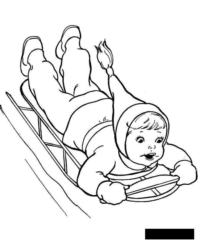 Winter free coloring pages online print
