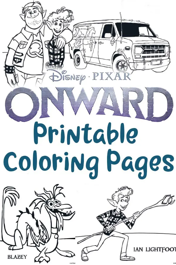 Free printable onward coloring pages and activities