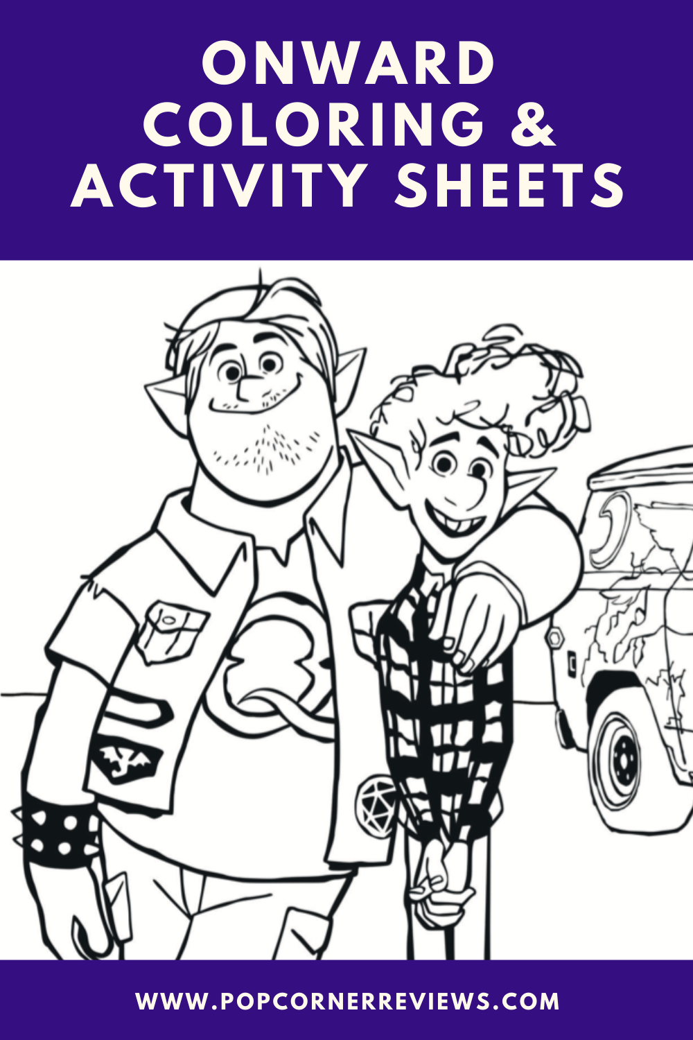 Download onward coloring and activity sheets â popcorner reviews