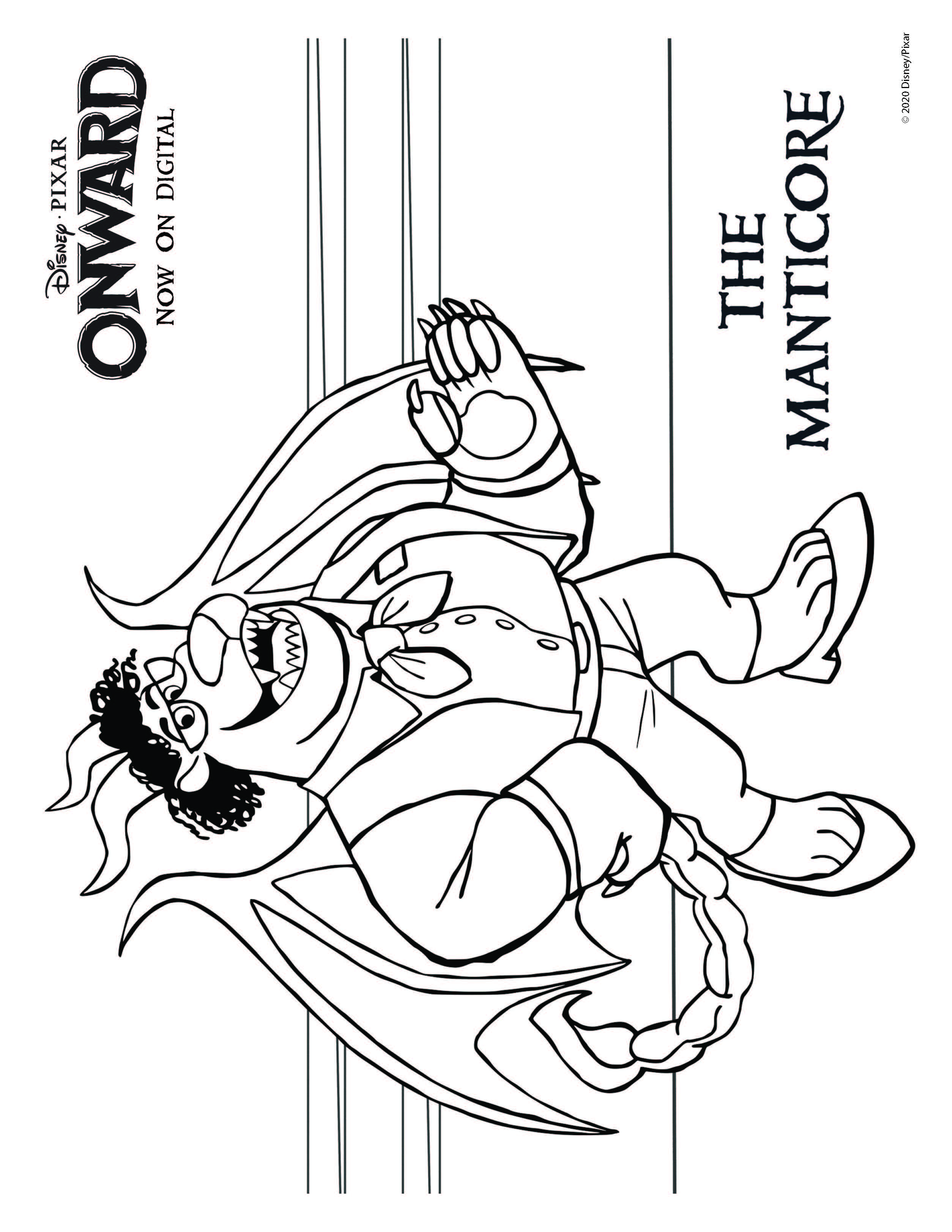 Onward printable coloring pages and activity sheets for home use