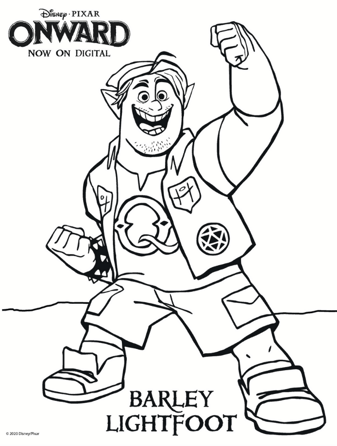 Onward coloring pages