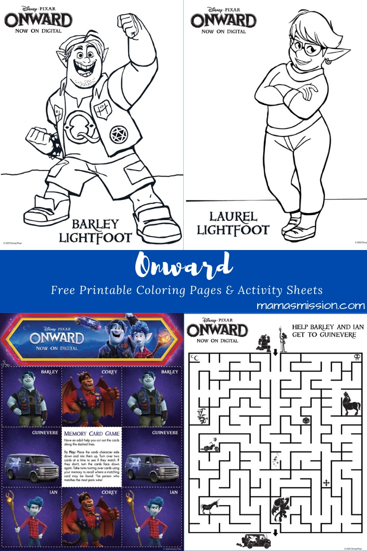 Onward coloring pages activity sheets â free printables