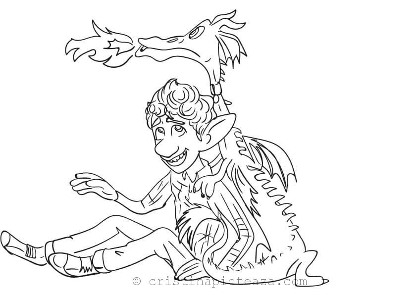 Onward coloring pages â cool coloring sheets from onward movie