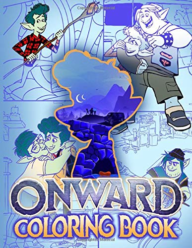 Onward coloring book onward awesome illustrations adults coloring books perfectly portable pages by zakariya gardner