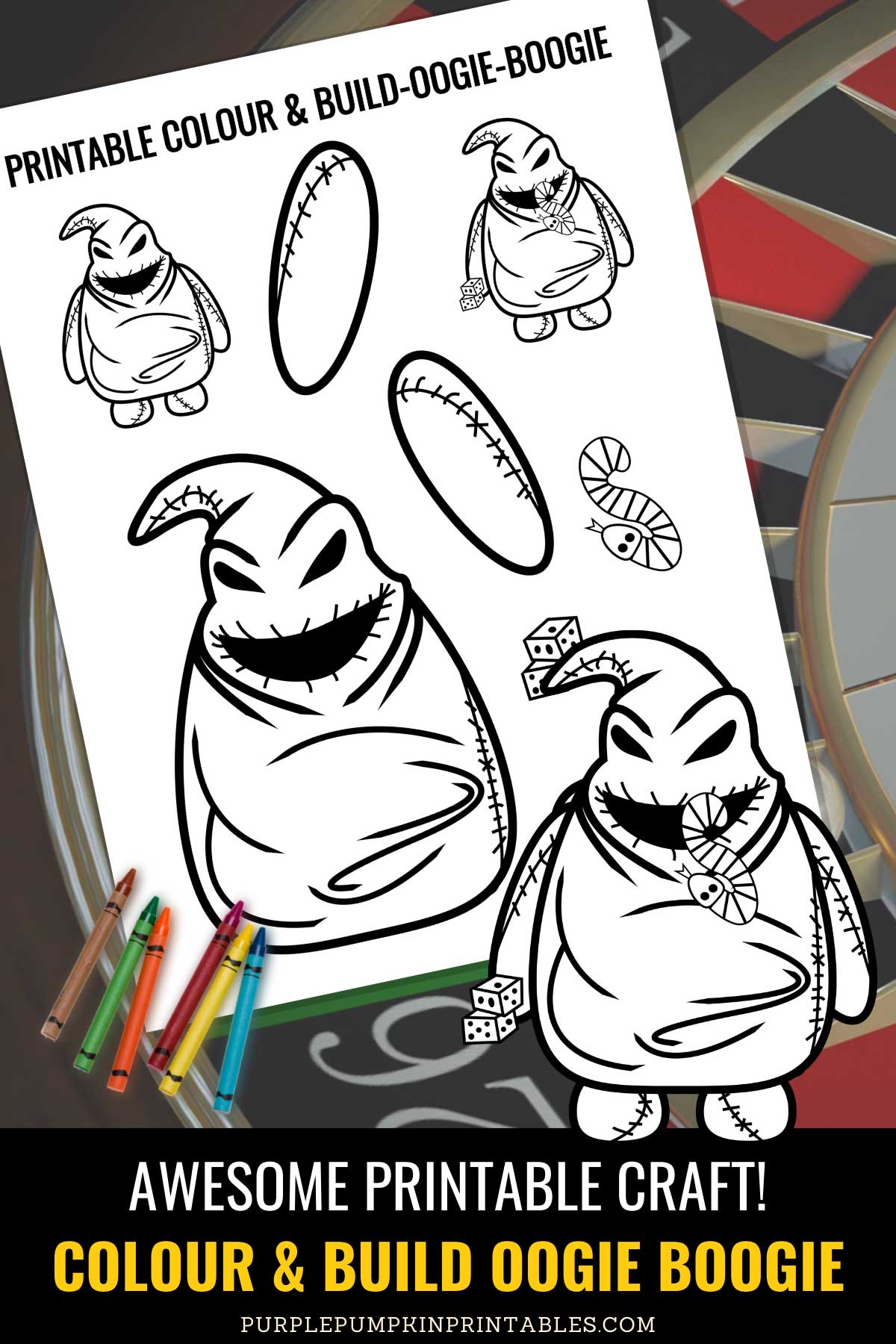 Printable color build oogie boogie