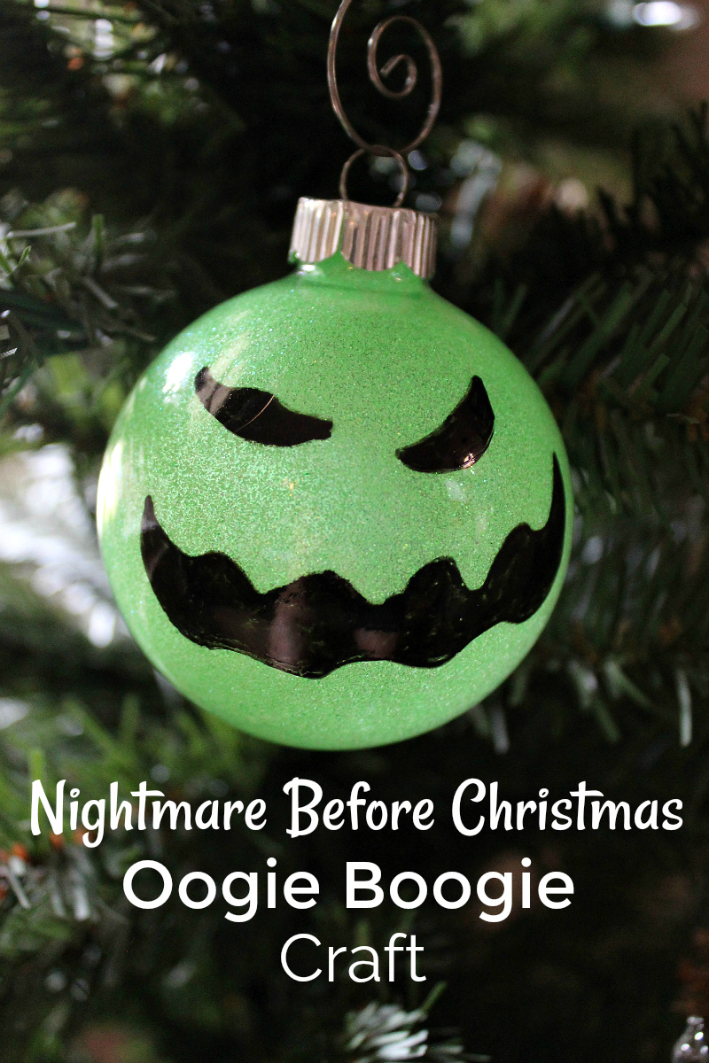 Disney diy oogie boogie ornament craft