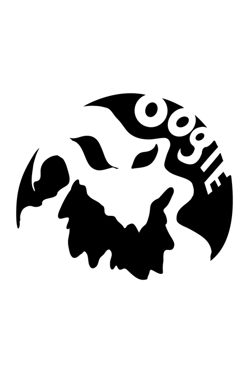 Spooky oogie boogie pumpkin stencil for halloween decorating