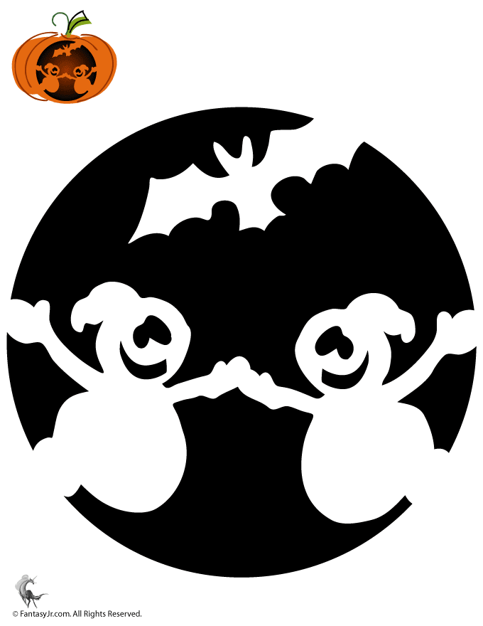 Pumpkin stencils for halloween