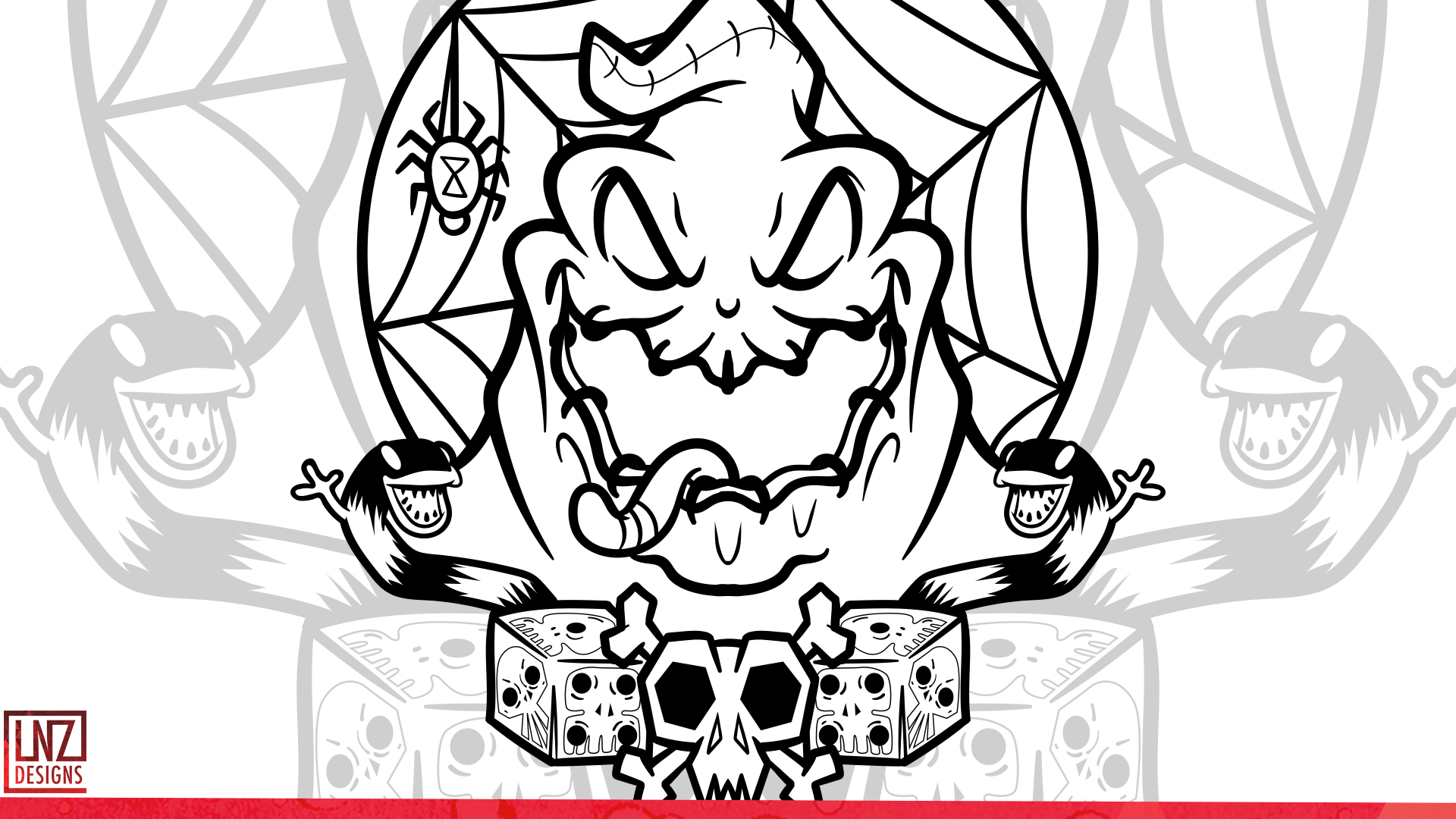 Lindsay garber on x free coloring page to keep the holiday spirit going oogieboogie from thenightmarebeforechritstmas color tag me and share httpstcoxtbgdjjy httpstcobsqmgjqq x