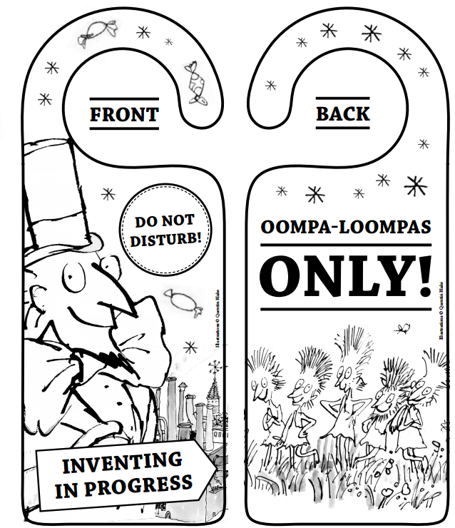 Ladybird books on x a perfect door hanger to download from puffinbooks for charlie and the chocolate factory fanshttptcoybfjcqdev httptcooefnshznu x