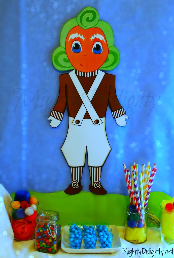 Oompa loompa large cut out decoration diy printable oompa â