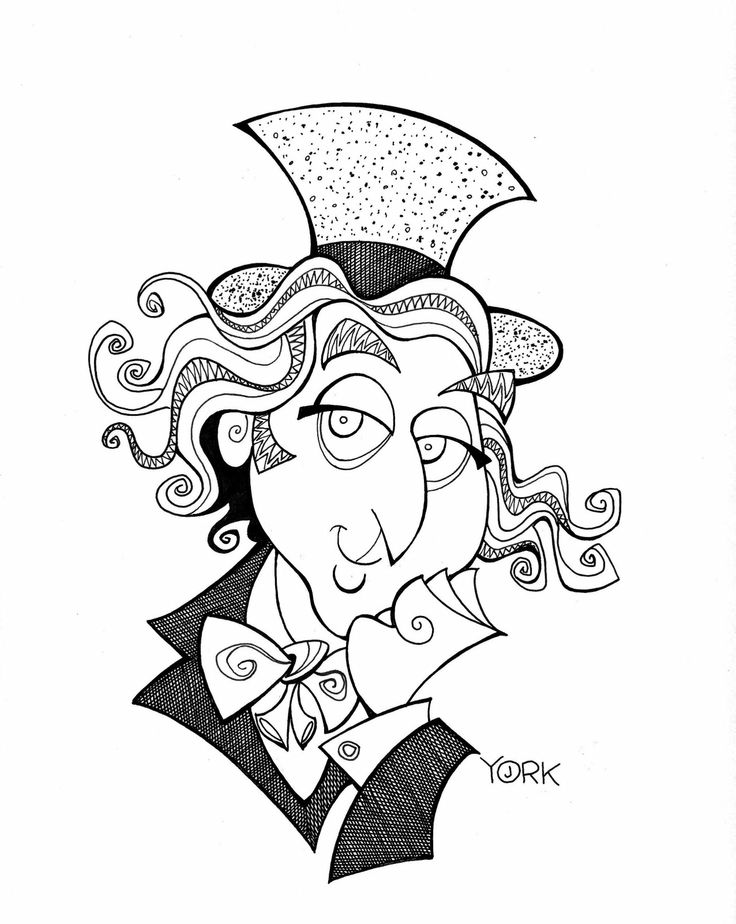 Printable charlie and the chocolate factory coloring pages