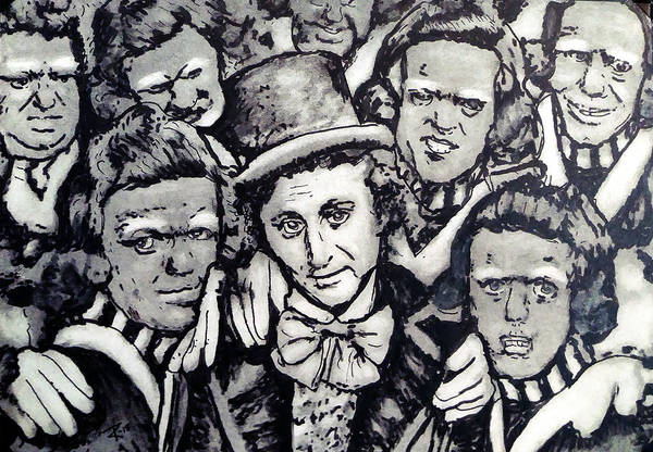 Of course theyre real people theyre oompa loompas art print by tarey potter
