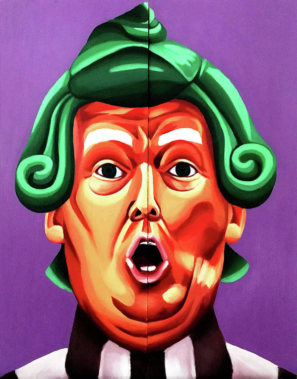 Oompa loompa trump art print by adam campbell