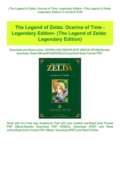 Read the legend of zelda ocarina of time