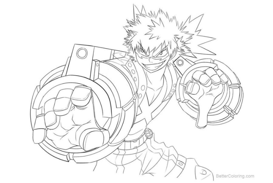 Deku izuku midoriya coloring pages printable for free download