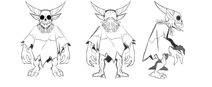 Draw sketch character reference anime style for you by lenjotzkie