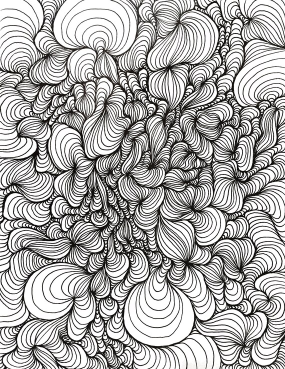 Op art coloring page